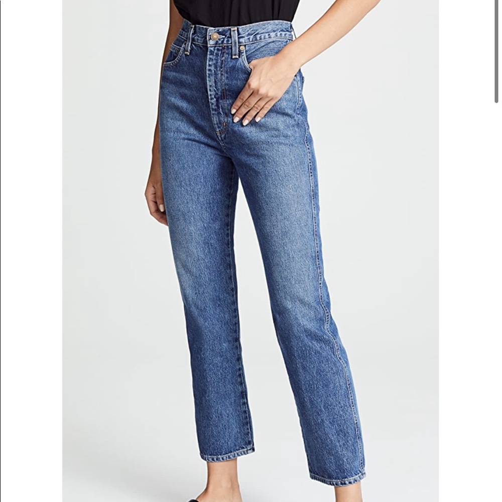 AGOLDE pinch waist high rise kick jeans!